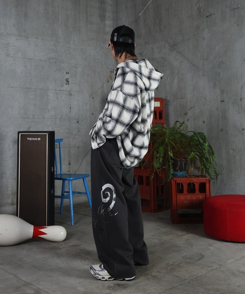 NEIGHBORHOOD オンブレ チェック フランネル シャツ フーディ M シャツ オンブレチェックシャツ フーディ メンズ レディース ユニ