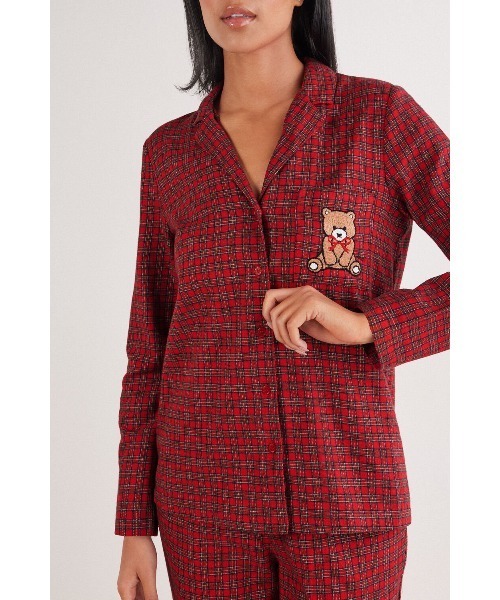 新品未使用　インティミッシミ　タータンチェック　パジャマ　長袖長ズボン Intimissimi（インティミッシミ） パジャマ ルームウェア タータン