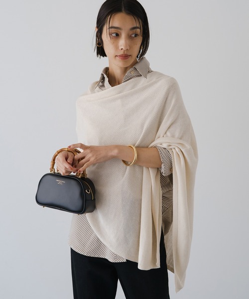 「LOUNGEDRESS」 ポンチョ FREE ブラック レディース_画像2