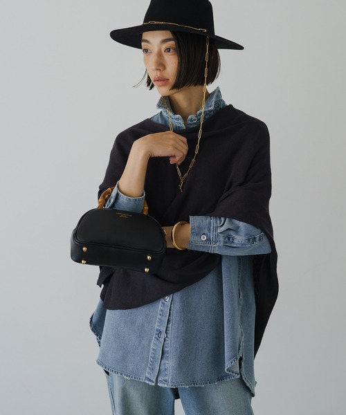 「LOUNGEDRESS」 ポンチョ FREE ブラック レディース_画像9