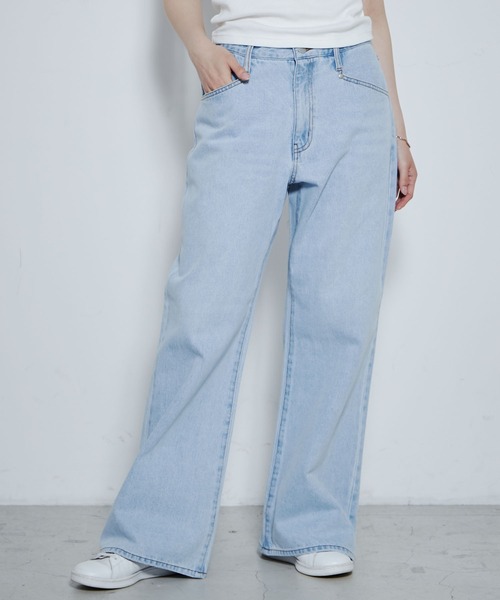 THE STANDARD デニムパンツ LARGE ライトインディゴブルー メンズ