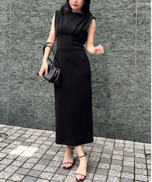 「anuans」 ノースリーブワンピース SMALL ホワイト レディース_画像3