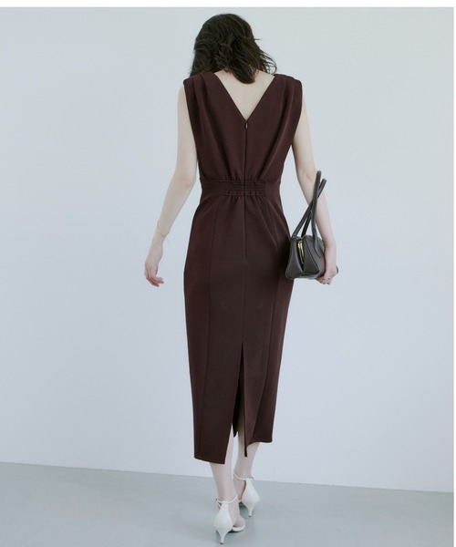 「anuans」 ノースリーブワンピース SMALL ホワイト レディース_画像9