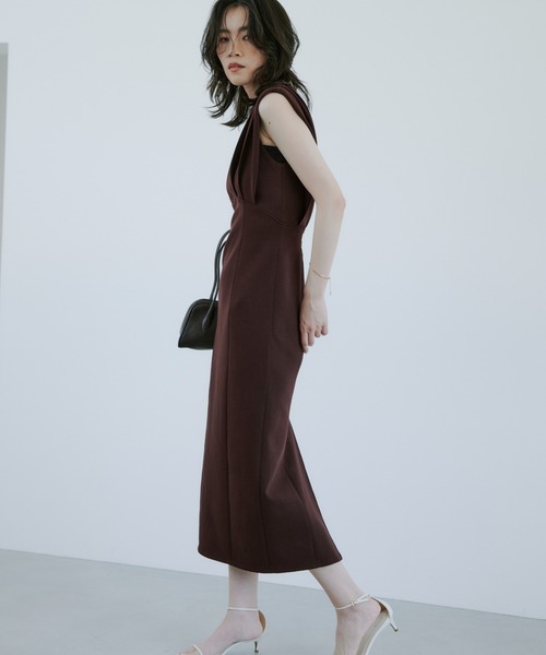 「anuans」 ノースリーブワンピース SMALL ホワイト レディース_画像10