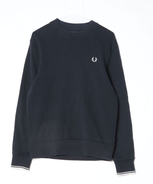 FRED PERRY」 スウェットカットソー M ネイビー レディース 楽天市場 