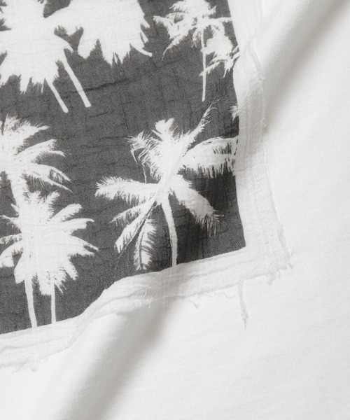 「SEAGREEN」 半袖Tシャツ 5 ブラック メンズ_画像5