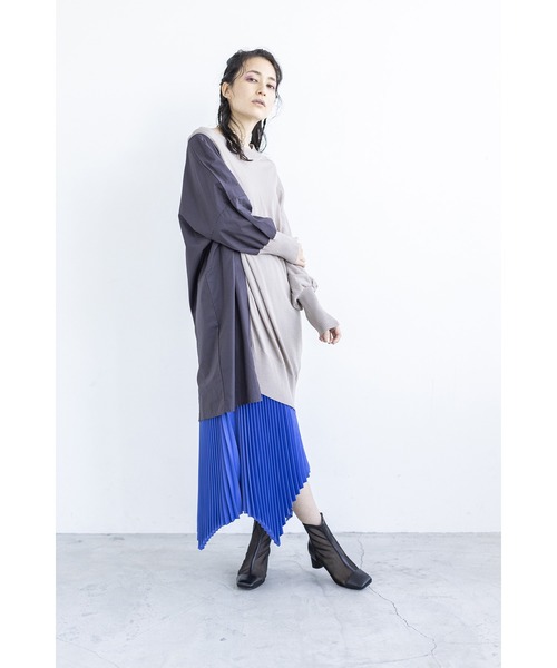 「OSMOSIS」 長袖ニット ONE SIZE ピンク レディース_画像3