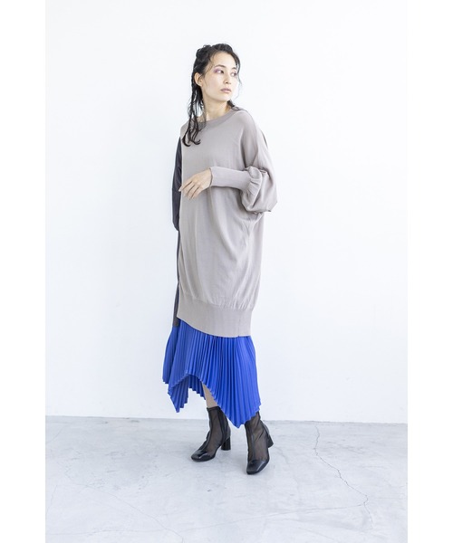 「OSMOSIS」 長袖ニット ONE SIZE ピンク レディース_画像5