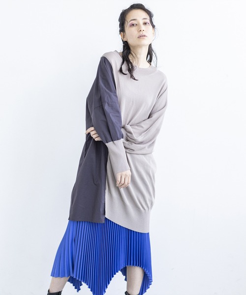 「OSMOSIS」 長袖ニット ONE SIZE ピンク レディース_画像8
