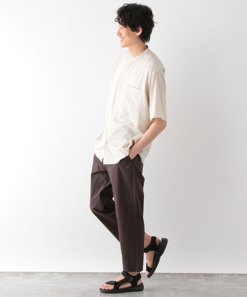 「GLOBAL WORK」 半袖シャツ MEDIUM ブルー メンズ_画像7