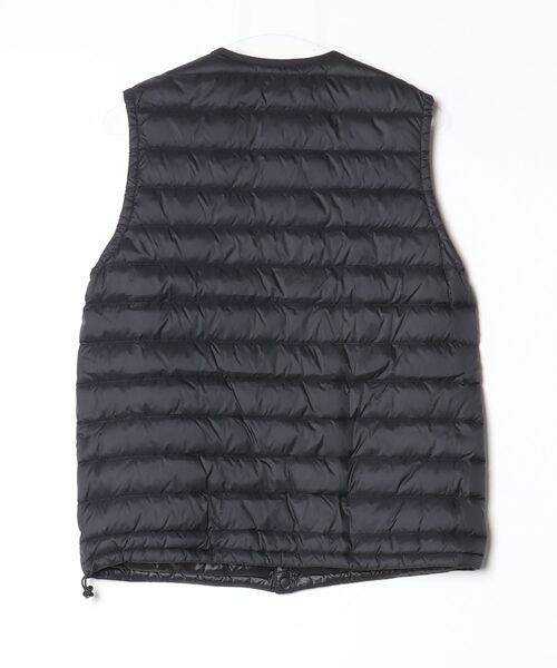 Danton（ダントン） 刺繍ダウンベスト 40 ブラック メンズ : ZOZOTOWN