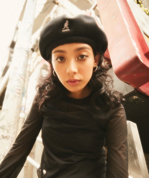 「KANGOL」 キャスケット LARGE ネイビー メンズ_画像4