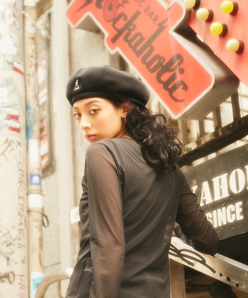 「KANGOL」 キャスケット LARGE ネイビー メンズ_画像5