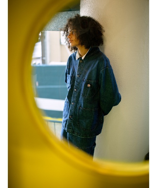 デニムジャケット gジャン 「日本限定」TNT DICKIES Denim Chore Jacket メンズ レディースの画像
