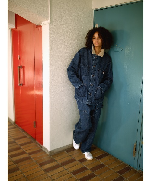 デニムジャケット gジャン 「日本限定」TNT DICKIES Denim Chore Jacket メンズ レディースの画像