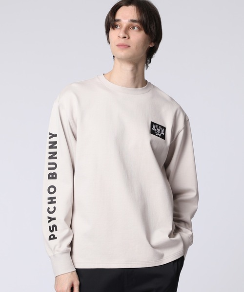 Psycho Bunny（サイコバニー） tシャツ 3BUNNYアームロゴ ロング