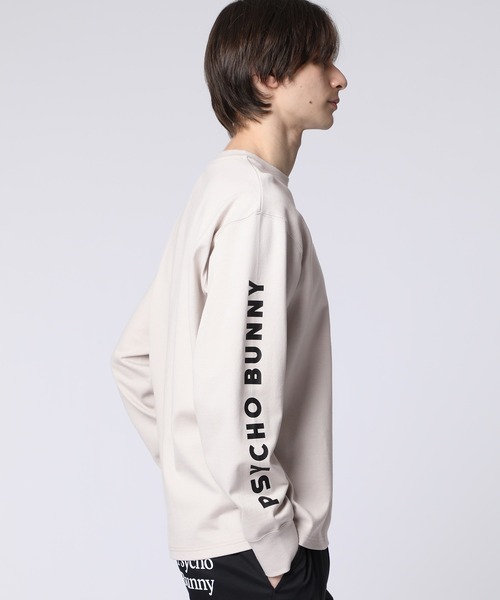 Psycho Bunny（サイコバニー） tシャツ 3BUNNYアームロゴ ロング