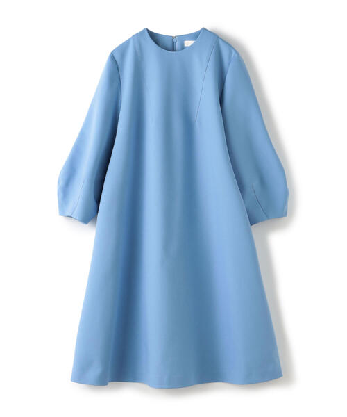 「BALLSEY」 7分袖ワンピース 36 ネイビー レディース_画像2
