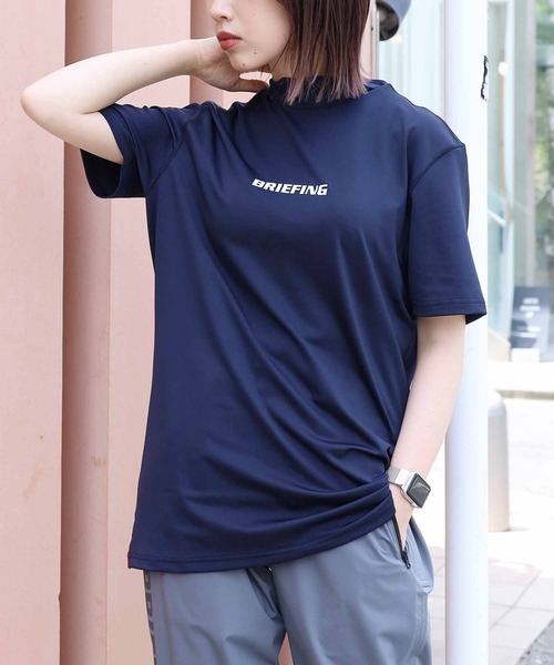 BRIEFING（ブリーフィング） 半袖Tシャツ L ネイビー メンズ