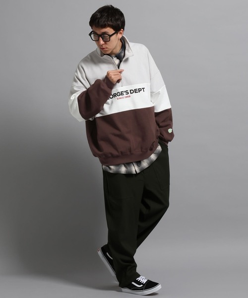 「GEORGE'S」 スウェットカットソー MEDIUM グレー系その他 メンズ_画像2