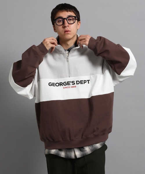 「GEORGE'S」 スウェットカットソー MEDIUM グレー系その他 メンズ_画像4