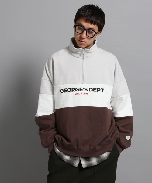 「GEORGE'S」 スウェットカットソー MEDIUM グレー系その他 メンズ_画像6