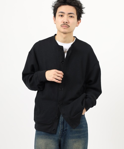 JEMORGAN（ジェーイーモーガン） カーディガン ワッフルクルー