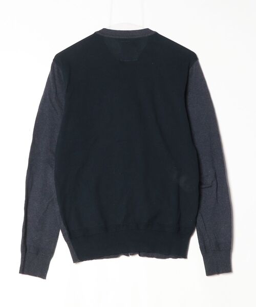 「STILL BY HAND」 ニットカーディガン 46 ネイビー メンズ_画像2