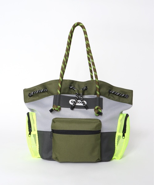 OUTDOOR RISLEY メッシュポケット付きトートバッグ Cepica（セピカ） トートバッグ 「RISLEY×OUTDOOR PRODUCT」メッシュ