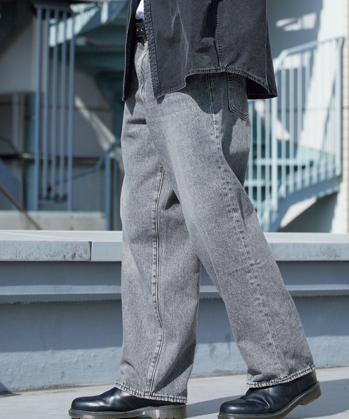 即完品 裾上げ済 リーバイス578 W34 L26 Levi's（リーバイス） ワイドパンツ ジーンズ 578 BAGGY デニムパンツ
