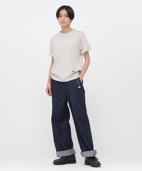 MHL.（エムエイチエル） tシャツ UPCYCLED COTTON JERSEY レディース