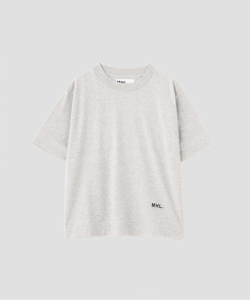 MHL.（エムエイチエル） tシャツ UPCYCLED COTTON JERSEY レディース