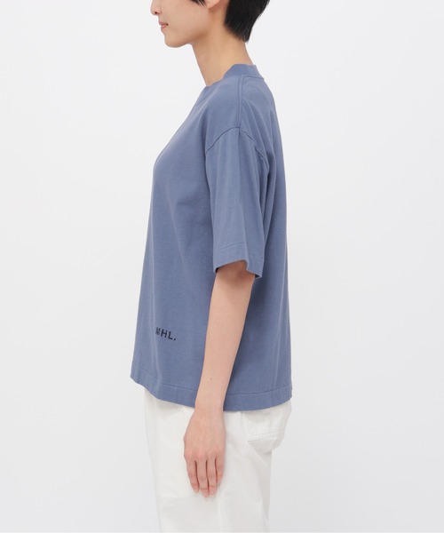 MHL.（エムエイチエル） tシャツ UPCYCLED COTTON JERSEY レディース