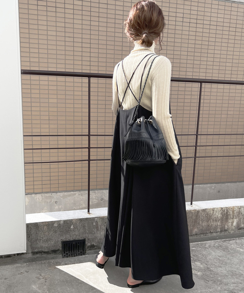 「Spick \u0026 Span」 キャミソールワンピース 38 ブラック レディースの画像