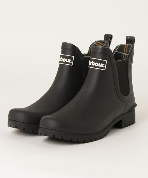 「Barbour」 ショートブーツ UK4 ブラック レディース_画像4