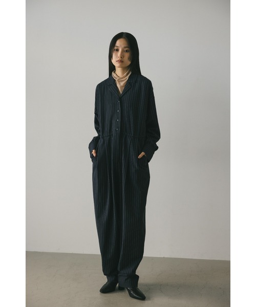 「STYLEMIXER」 オールインワン MEDIUM グレー レディース_画像3