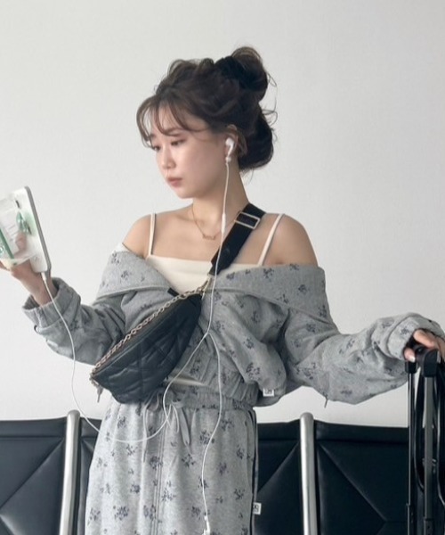SNIDEL（スナイデル） ジップアップパーカー F ピンク レディース