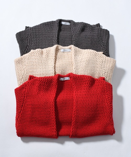 「Johnbull」 ニットカーディガン MEDIUM ナチュラル レディース_画像9