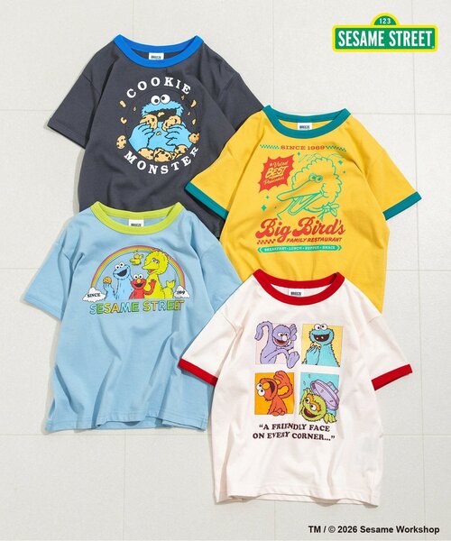 SESAME STREET（セサミストリート） tシャツ WEB限定 セサミストリート
