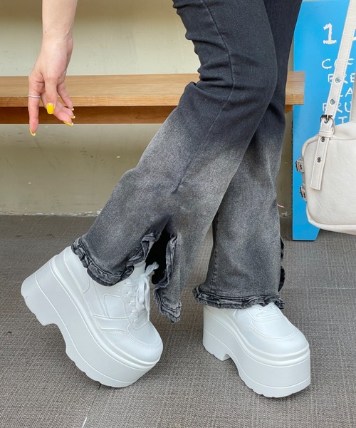 Angelart スニーカー 再再入荷！即納あり「我慢しない＋11cmソール
