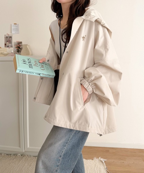 「classicalelf」 マウンテンパーカー MEDIUM ネイビー レディース_画像6