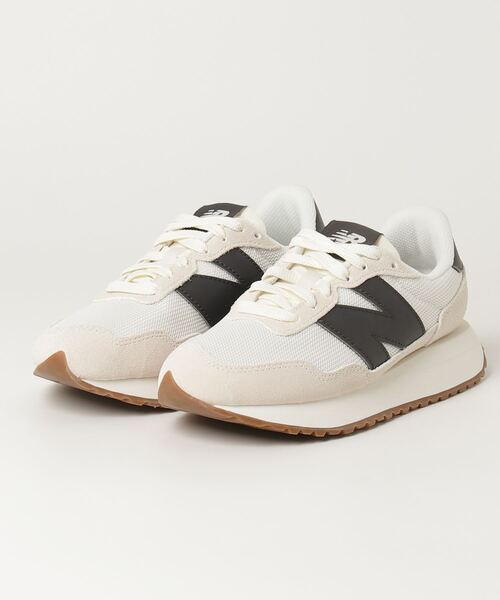 New Balance ホワイト/ブルー スニーカー New Balance（ニューバランス） ローカットスニーカー 24.0cm ホワイト