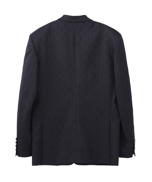 ジャケット テーラードジャケット SLASHED WOOL GABARDINE SINGLE BREASTED JACKET メンズの画像