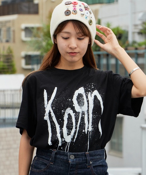 KORN コーン Tシャツ スカル キャラクター 黒 Ｍサイズ ROOP TOKYO tシャツ KORN/コーン UNISEX T-SHIRT: STILL A FREAK