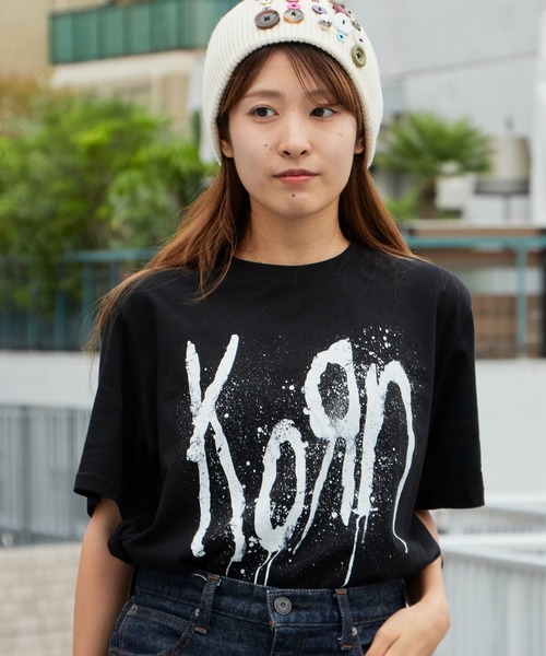 KORN コーン バンドTシャツ 両面プリント メキシコ製 L スミクロY2K ROOP TOKYO tシャツ KORN/コーン UNISEX T-SHIRT: STILL A FREAK