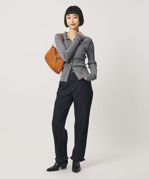 BEAUTY＆YOUTH UNITED ARROWS カーディガン リブ トリミング