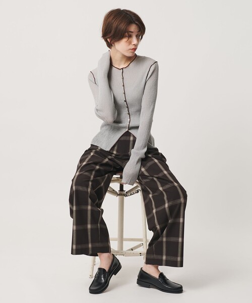 BEAUTY＆YOUTH UNITED ARROWS カーディガン リブ トリミング