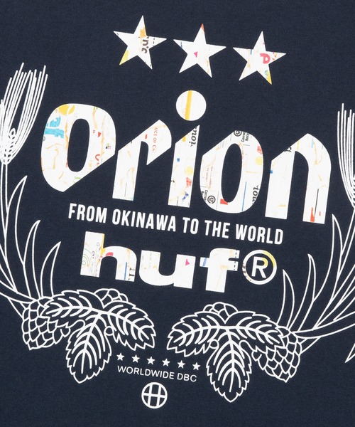 HUF（ハフ） tシャツ HUF X ORION WORLDWIDE TEE メンズ レディース