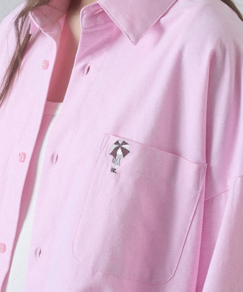「ONCILY」 長袖シャツ LARGE ピンク メンズ_画像6
