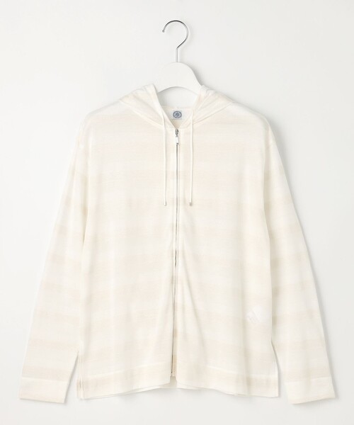 「J.PRESS」 ジップアップパーカー T15 ネイビー レディース_画像9